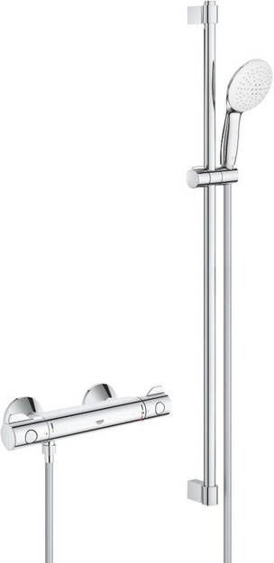 Grohe Grohtherm 800 comfortset 150mm met koppelingen 90cm chroom 34566002