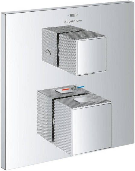 Grohe Grohtherm cube afdekset thermostaat m omstel chroom 24428000