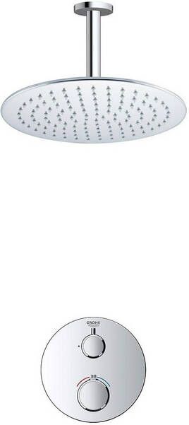 Grohe Grohtherm Regendoucheset Inbouw hoofddouche 30cm 1 functie plafondarm 20cm chroom SW236914 sw105953 SW696252 SW377830