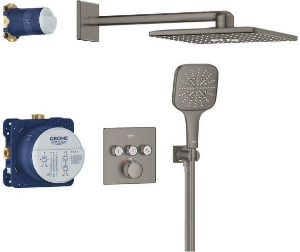 Grohe Grohtherm smartcontrol Perfect showerset compleet hard graphite geb. 34864AL0