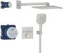 Grohe Smartcontrol Thermostatisch Inbouw Douchekraan Shower-Set Vierkant Supersteel - Thumbnail 2