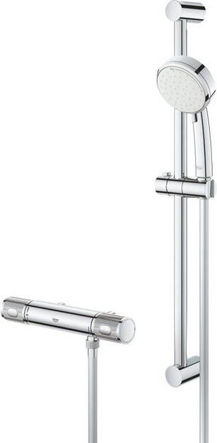 GROHE PROFESSIONAL Grohe Grohtherm 1000 Performance comfortset H.O.H. 120mm Z. Kopp chroom 34837000