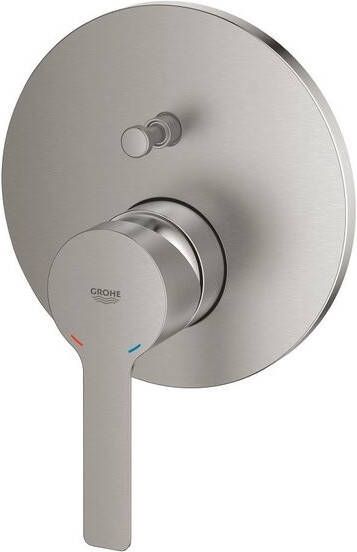 Grohe Lineare afbouwdeel v. inbouw badkraan met omstel supersteel 24064DC1 - Foto 2