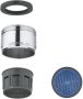 GROHE mousseur chroom doorstr hoev per minuut 30L M28x1". buitendraad - Thumbnail 1