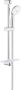 Grohe New Tempesta 100 Glijstangset 60cm ronde handdouche 4 straalsoorten gladde doucheslang met zeepschaal chroom wit 28436002 - Thumbnail 1