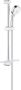 Grohe New Tempesta Cosmopolitan 100 Glijstangset 60cm ronde handdouche 4 straalsoorten gladde doucheslang met zeepschaal chroom wit 27577002 - Thumbnail 1