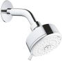 Grohe New Tempesta Cosmopolitan hoofddoucheset: hoofddouche met 4 straalsoorten 9.5L min. Ø10cm met douchearm wandmontage chroom wit 27869001 - Thumbnail 1