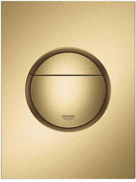 GROHE Nova Cosmopolitan S Bedieningsplaat mechanisch tweeknops 172 x 130mm(LxB ) kunststof cool sunrise geborsteld