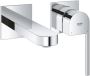 GROHE Plus Inbouwmengkraan afbouwdeel M size wand eengreeps 2 gats G1 2" 147mm voorsprong uitloop vast chroom - Thumbnail 1