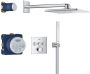 Grohe QuickFix Precision SmartControl inbouw douchesysteem met Vitalio SmartActive 310 Cube hoofddouche chroom 34875000 - Thumbnail 2