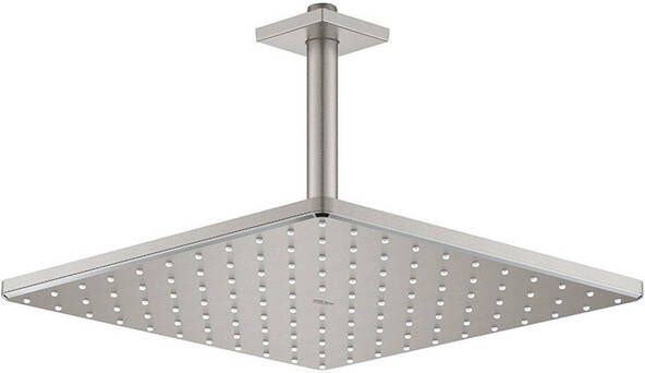 Grohe Rainshower Mono 310 Cube Hoofddouche 31x31cm 1 straalsoort plafondarm 14.2cm supersteel 26566dc0