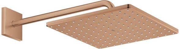 Grohe Rainshower Mono 310 Cube Hoofddouche 31x31cm 1 straalsoort wandarm 42.2cm geborsteld warm sunset 26564dl0