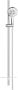 Grohe Rainshower SmartActive 130 Glijstangset 90 cm ronde handdouche 3 straalsoorten gladde handdouche met zeepschaal chroom 26548000 - Thumbnail 1