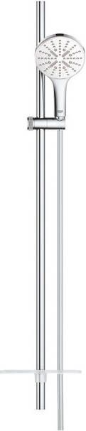 GROHE Rainshower SmartActive Glijstangcombinatie 900mm 1750mm doucheslang 130mm handdouche met zeepschaal wit