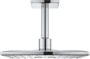 GROHE Rainshower SmartActive 310 Cube hoofddouche set plafond vierkant 142 mm met 2 straalsoorten chroom - Thumbnail 1