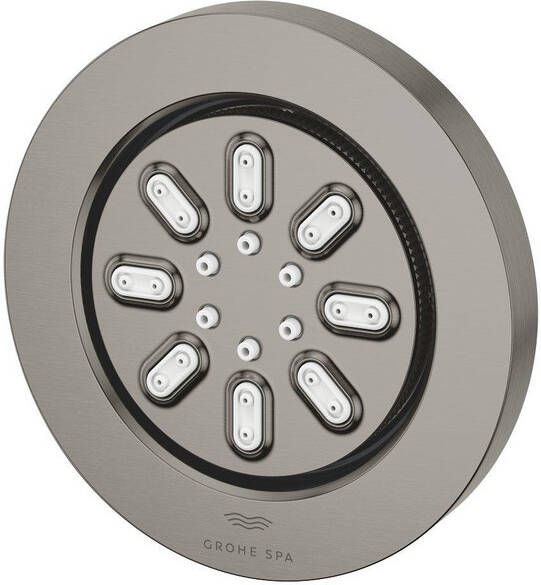 Grohe Rainshower Zijdouche 2 straalsoorten 8.9x8.9cm rond brushed hard graphite 26801AL0