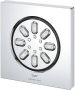 Grohe Rainshower Zijdouche 2 straalsoorten 8.9x8.9cm vierkant chroom 26802000 - Thumbnail 1