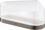 GROHE Selection Korf met houder zeepschaal hoekmontage glas metaal hard graphite geborsteld 41038AL0 - Thumbnail 1