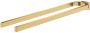 Grohe Selection Handdoekhouder 36cm dubbel niet draaibaar brushed cool sunrise 41059gn0 - Thumbnail 1