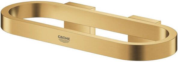GROHE Selection handdoekring en of zeepschaalhouder 3 x 20 x 8 5 cm geborsteld cool sunrise