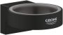 Grohe Selection Wandhouder voor zeepdispenser zeepchaal glas phantom black 41217kf0 - Thumbnail 1