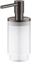 GROHE Selection Zeepdispenser 120ml vulhoeveelheid glas metaal hard graphite(past in houder 41 027 ) - Thumbnail 1