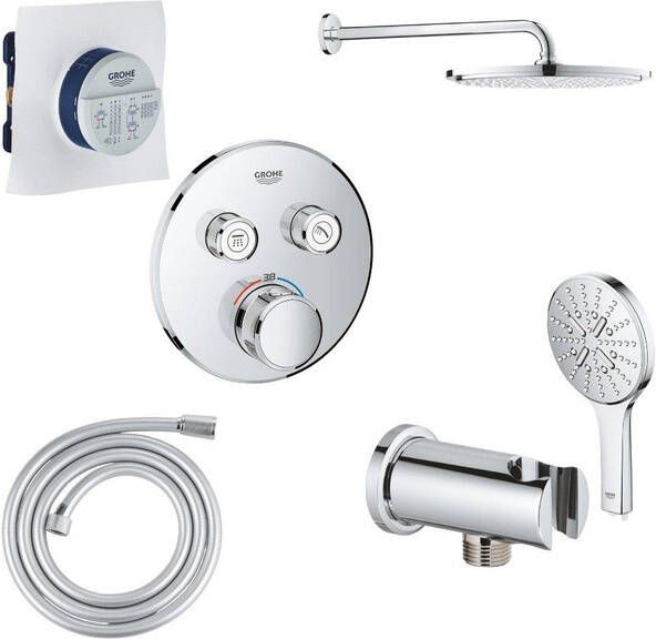 Grohe SmartControl Doucheset inbouwthermostaat inbouwbox hoofddouche handdouche handdouchehouder doucheslang chroom SW104917 SW105953 GA96877 SW471471 SW862725 SW8626