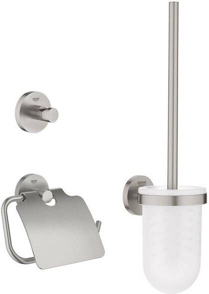 Grohe Start Accessoires set 3-in-1 supersteel rvs-look 41204DC0