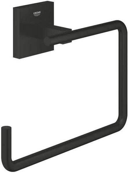 Grohe Start Cube QuickFix Handdoekring 18.8cm vierkant matte black 409752430