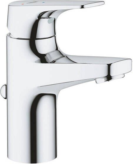 Grohe Start Flow waterbesparende wastafelkraan S-size met afvoerplug m. 28mm ES cartouche chroom 23769000