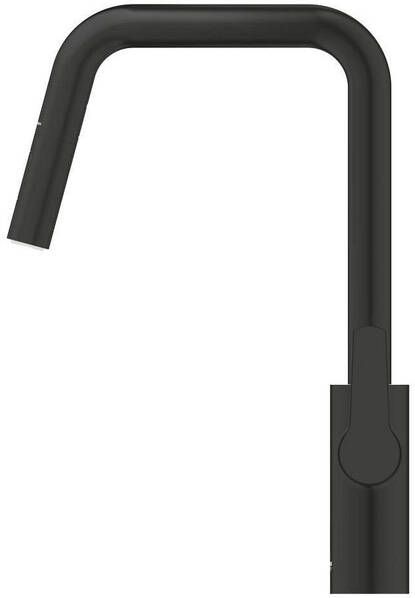 Grohe Start Keukenmengkraan hoge uitloop infrarood mat zwart 1012432430