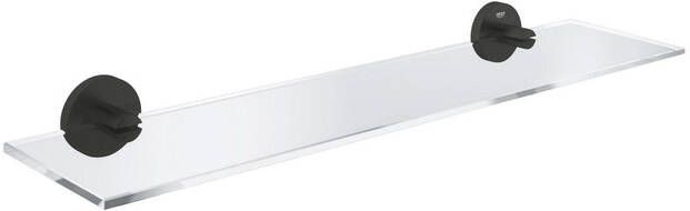 Grohe Start QuickFix Planchet 53x14.5cm mat glas mat zwart 412022430
