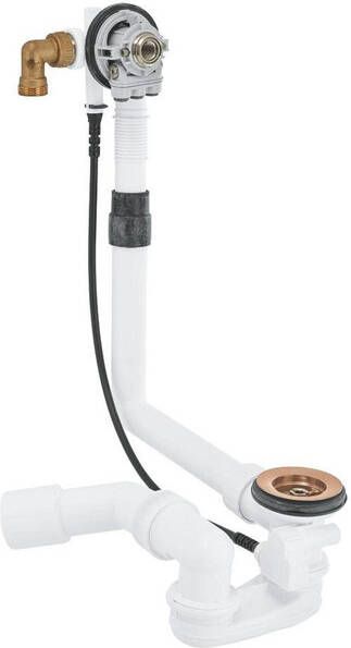GROHE Talentofill overloopgarnituur geen opbouwdeel met sifon 45 graden hard graphite geborsteld 28990AL0