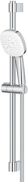 Grohe Tempesta 110 Cube Glijstangset 60cm 3 straalsoorten 7.4l min chroom 27579003