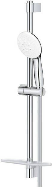 Grohe Tempesta 110 Glijstangset 60cm 3 straalsoorten 7.4l min met zeephouder chroom 27600003