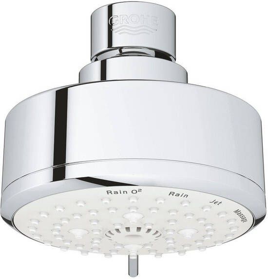 Grohe Tempesta Cosmopolitan 100 Hoofddouche 10cm 4 straalsoorten chroom wit 27591001