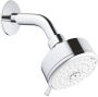 Grohe Tempesta Cosmopolitan 100 Hoofddouche 10cm 4 straalsoorten wandmontage chroom wit 27869001 - Thumbnail 1