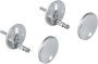 GROHE Bau Ceramic bevestigingsset voor toiletzitting en deksel chroom - Thumbnail 1