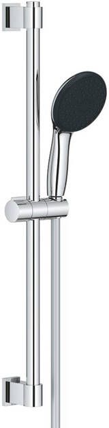 Grohe Vitalio Start QuickFix Glijstangset 60cm met handdouche 3 straalsoort 9.5l min met houder met slang 175cm chroom 26032001