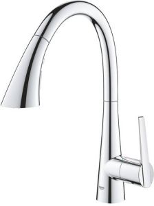 Grohe Zedra Keukenkraan draaibare uittrekbare uitloop chroom 32294002