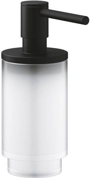 GROHE Selection zeepdispenser 120ml glas metaal phantom black