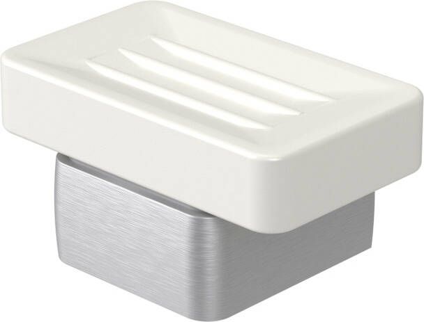 Haceka Zeephouder Aline Brushed 12 2x6 5 cm Aluminium Geborsteld Zilver