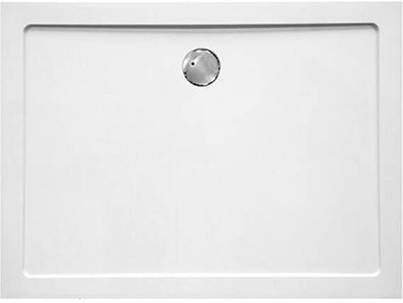 Haceka Belice douchebak 120x90x4cm rechthoek composiet glans wit 1159037