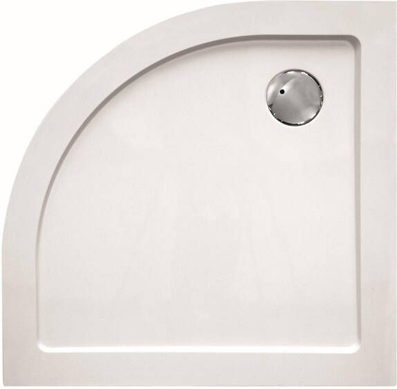 Haceka Belice douchebak Quadrant 90x90x4cm composiet glans wit 1159035