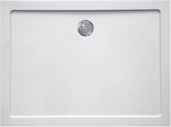 Haceka Belice douchebak Rectangular 120x80x4cm composiet glans wit 1159036