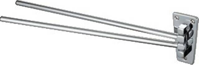 Haceka Handdoekhouder H11xD43.7xL43.7cm diameter: 5.4cm Messing Chroom 1112101