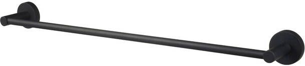 Haceka Kosmos Enkele Handdoekhouder 61 3x7 1x5 3 cm Zwart