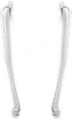 Handicare Linido trapspilbeugel a 51x51cm RVS gecoat wit LI2611.0114-02