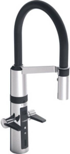 Hansa Fit Keukenmengkraan 3 8 inch 1 kraangat temperatuurbegrenzing Chroom glans 65262213
