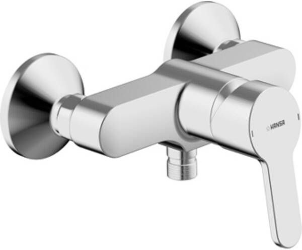 Hansa primo douchekraan met koppelingen chroom 49450103